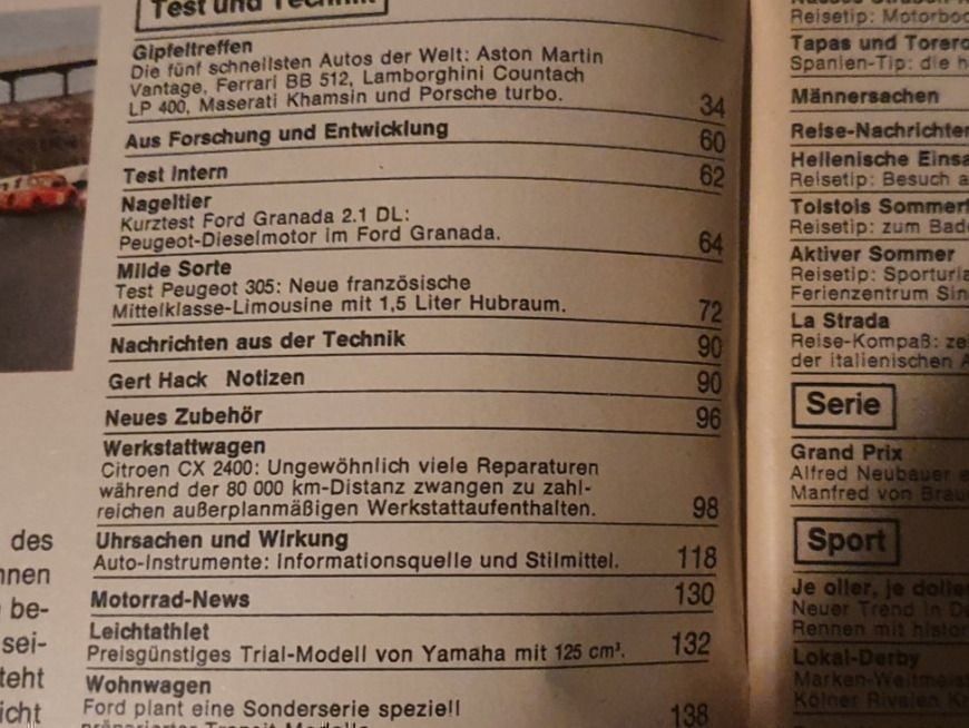Lamborghini Sonstiges Fahrzeugzubehör: AMS 9/78 Ferrari BB512 Aston Martin Maserati Countach 911 xx – Gebraucht aus Flawil von sr1_f6st 2