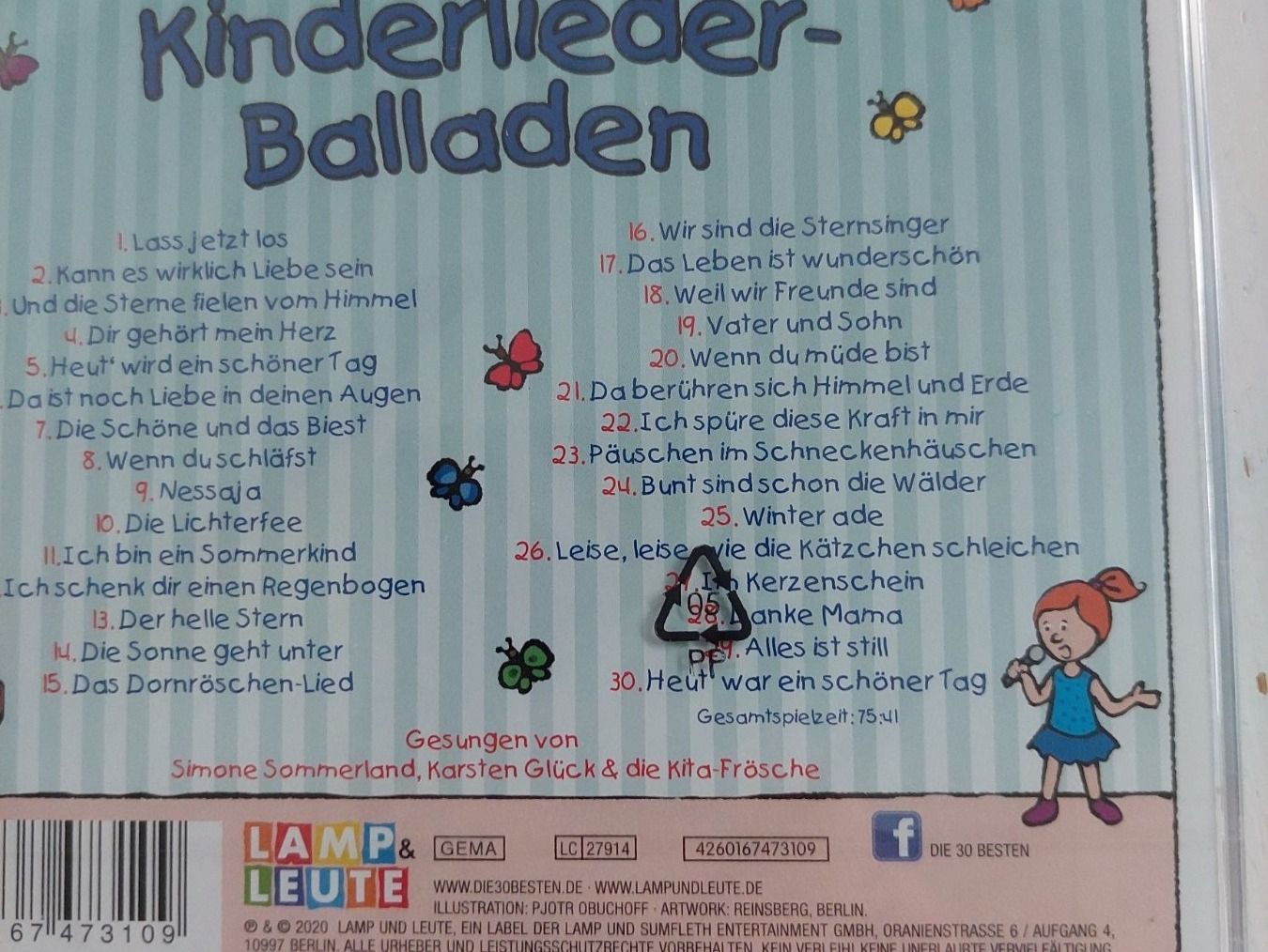 CD: Die 30 besten Kinderlieder Balladen – Nuovo e nell'imballaggio originale da Beckenried venduto da Havacola 2