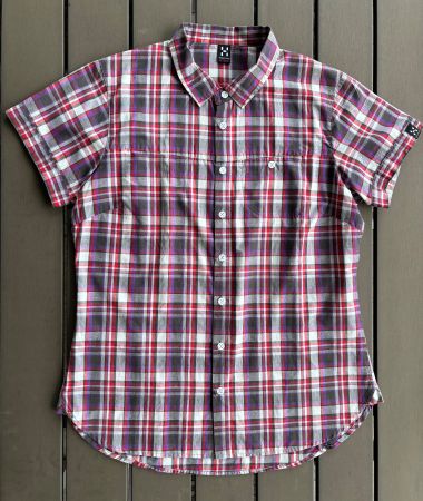 Haglöfs Damen Karohemd Kaha Kili Short Sleeve Shirt, Gr. M
