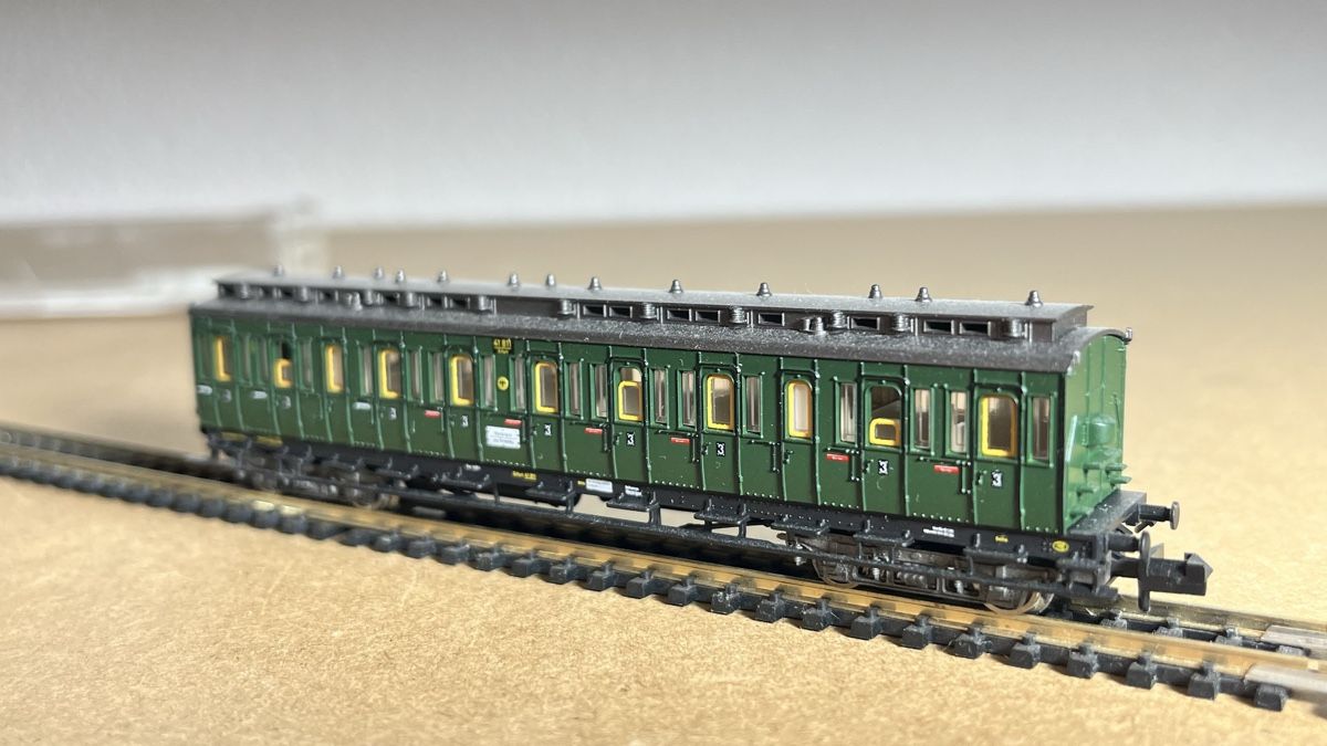 Fleischmann Modellini di ferrovie: Fleischmann 8087 Abteilwagen DRG Spur N – Nuovo (secondo la descrizione) da Windlach venduto da Kelebra 2
