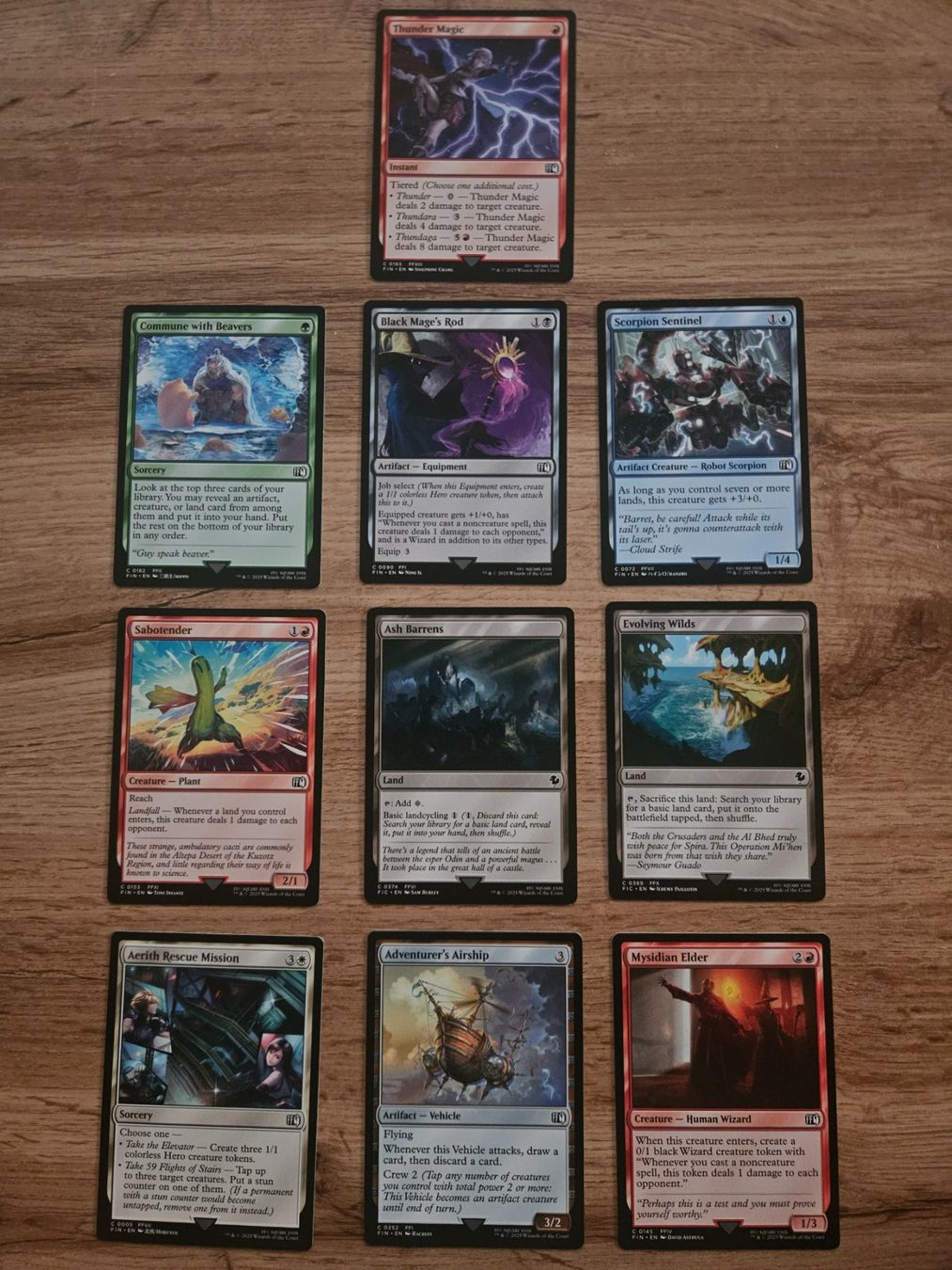 Magic The Gathering Sammelbilder & Trading cards: FINAL FANTASY commons 10 stk. NM – Neu (gemäss Beschreibung) aus Horgen von ste_ntc9