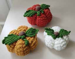 Citrouille décorative crochetée - Décor d'automne cosy!
