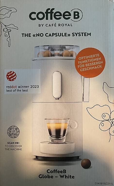 Coffee B Macchine per caffè & Macchine per espresso: COFFEE B WEISS NEU UND UNGEÖFFNET – Nuovo e nell'imballaggio originale da Brugg AG venduto da masoud2000 1