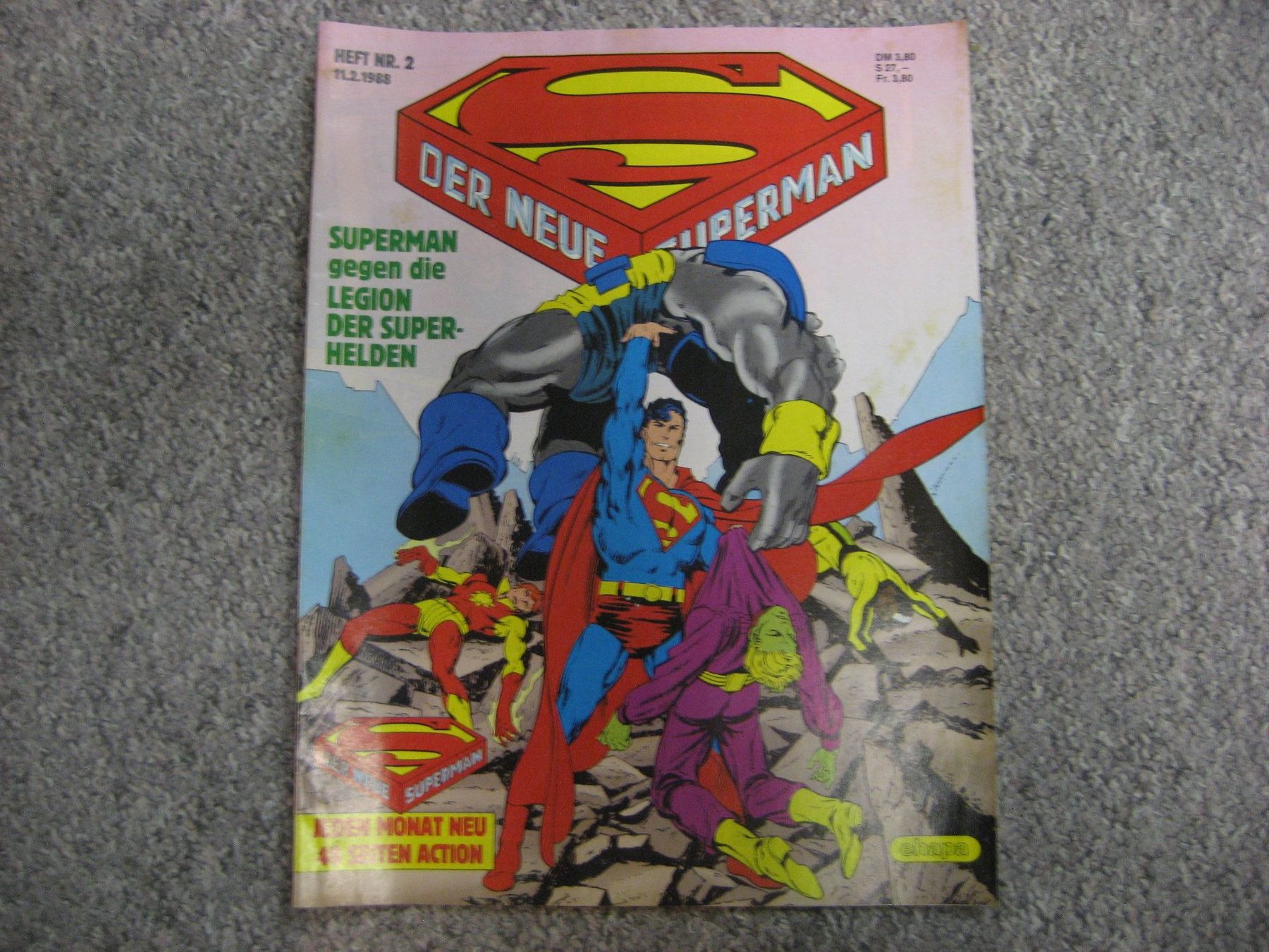 Comics: der neue Superman 2/1988 – Gebraucht aus Bottighofen von Spiderman61