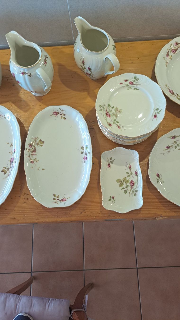 Rosenthal Geschirrsets: Vaisselle Rosenthal Moosrose – Gebraucht aus Neuchâtel von Forestmanz 2