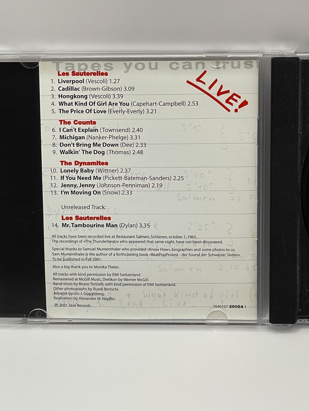 CDs: Swiss Beat Live – Gebraucht aus Rüti ZH von alumedien 3