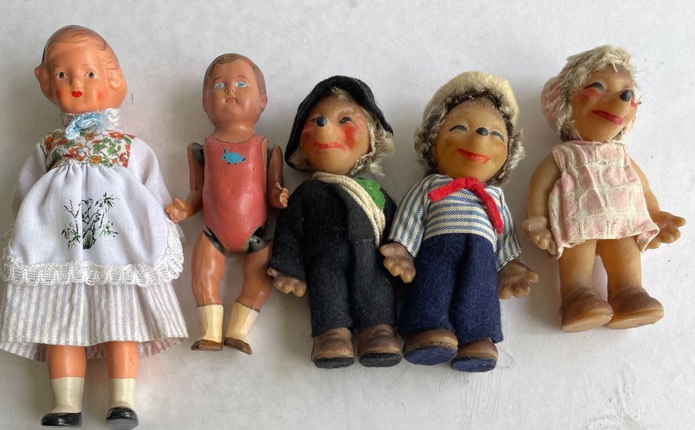 Sonny Angel Puppen Kleidung 4 Sets | 7,62cm Sammler Outfits Mit Oberteilen & Röcken | Polyester Stretch