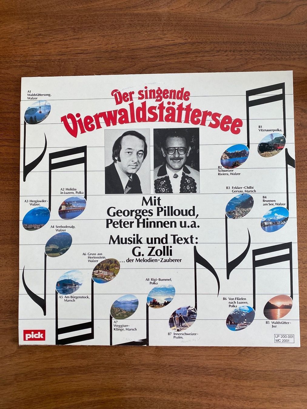 Dischi in vinile: Der singende Vierwaldstättersee Schallplatte – Nuovo e nell'imballaggio originale da Schwyz venduto da Trofana 1
