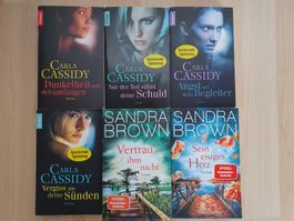 4x Carla Cassidy / 2x Sandra Brown Krimi Thriller