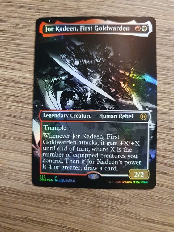 Jordan Kadeen, First Goldwarden FOIL Varient - ONE - MTG (Neu (gemäss ...