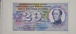 Note 20 FR 1961 ungefaltet