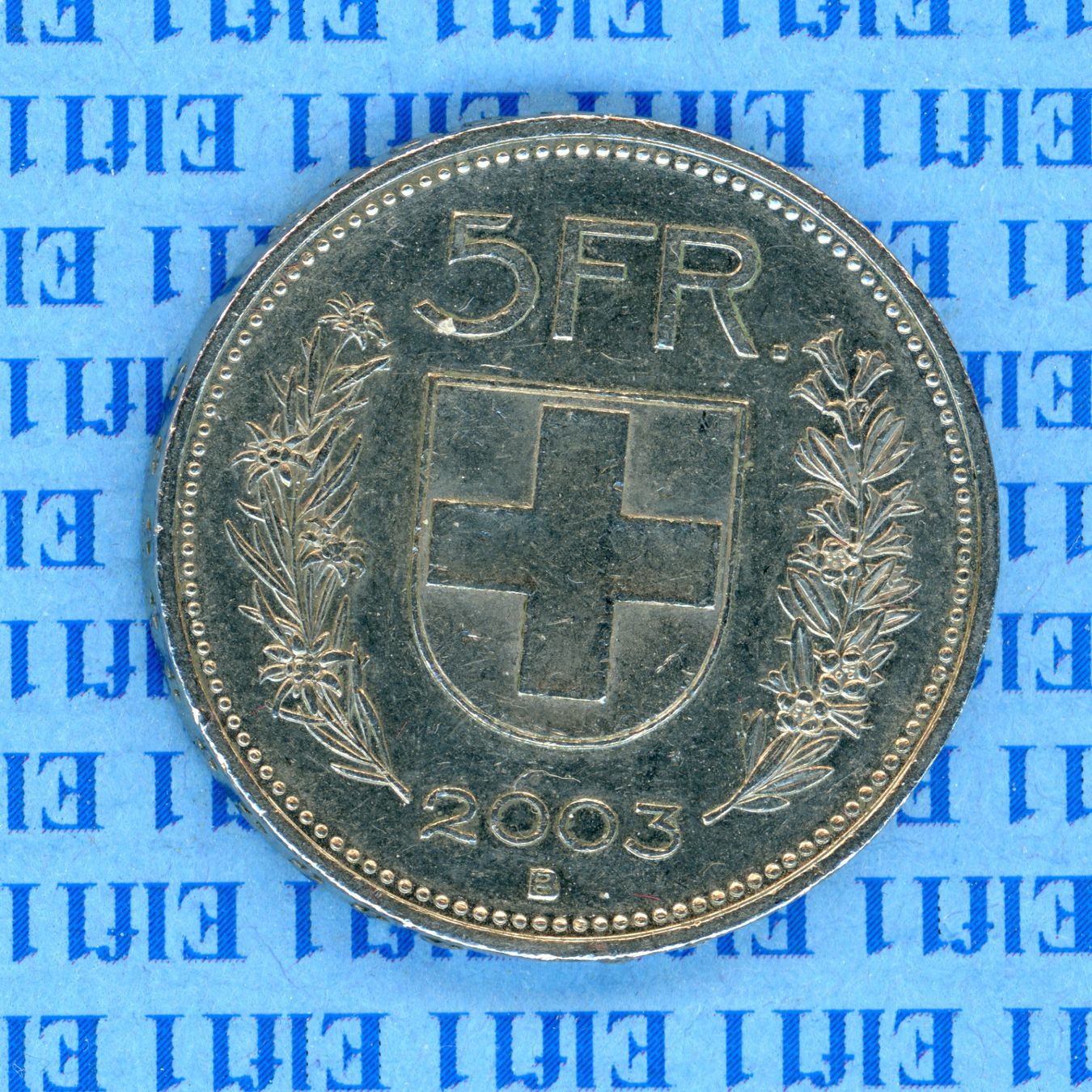Tutti le monete: CHF___5.00 2003 -vz 5 Franken – Usato da Widnau venduto da Elf11