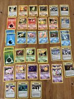 Pokémonkarten, englisch, Gym heroes, 37 Stück 