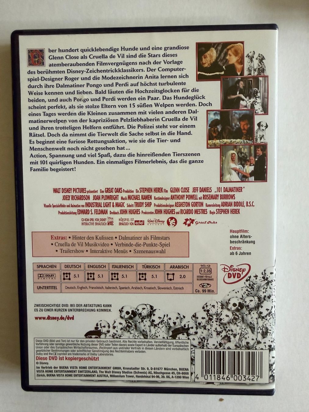 Alle DVDs: Disneys 101 Dalmatiner - Glenn Close -  DVD – Gebraucht aus Bern von Syroger 1