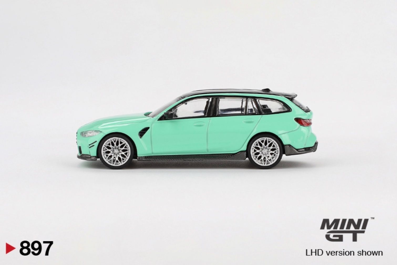 BMW Modellini d'auto: BMW M3 M Performance Touring 1/64 Mini GT Mint Green – Nuovo e nell'imballaggio originale da Wohlen AG venduto da PrivatSammlung 3