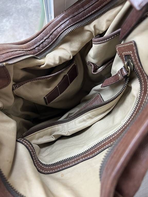 Borse da donna: Coach Schultertasche, dunkelbraun – Usato da Zürich venduto da Zebra_20 2