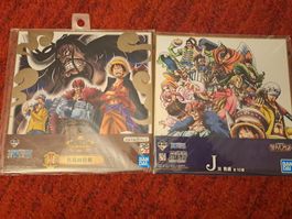 One Piece shikishi art boards set of 2 new