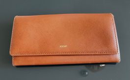 Joop! Portemonnaie Cognac Geldbörse Geldbeutel braun gold