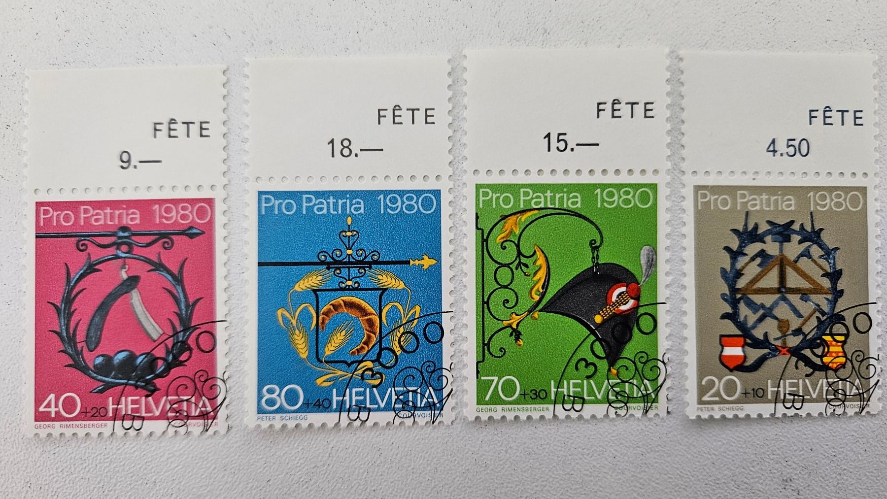 Tutti i francobolli: 3 Serien PP mit ET Stempeln ab nur 1.-- – Nuovo (secondo la descrizione) da Buttikon SZ venduto da Marcelr