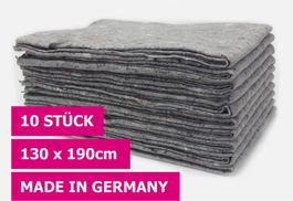 Packdecke PRO 130x190cm 10Stk Möbeldecken Umzugsdecken NEU!!