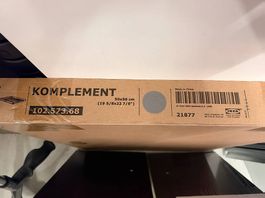 IKEA KOMPLEMENT Hosenaufhänger NEU verpackt Grau 50x58cm