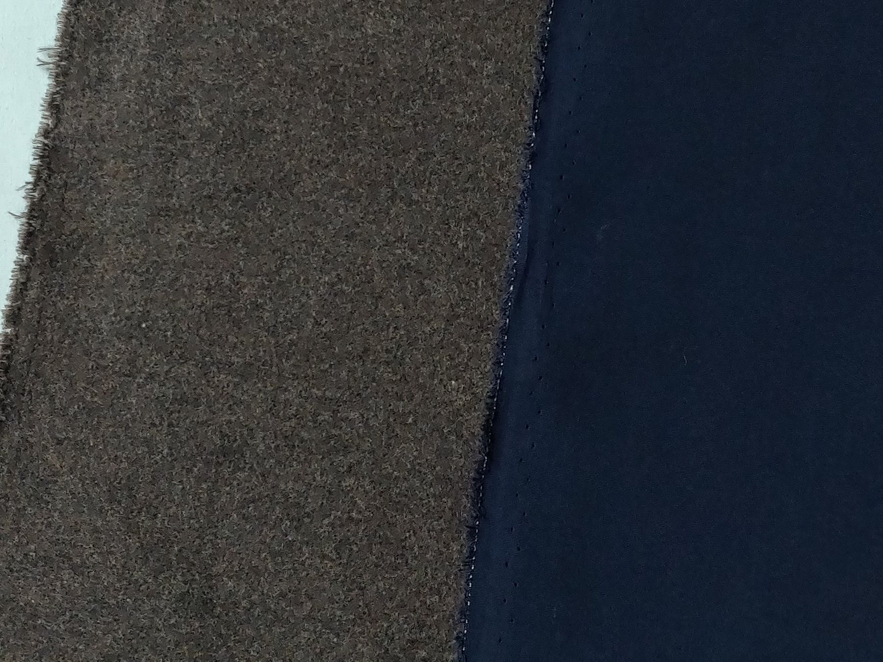 Stoffe: Anzug Stoff Baumwolle Flanell Elastan  2.1x1.50m marrone mel – Neu (gemäss Beschreibung) aus Lufingen von Voyager7 7