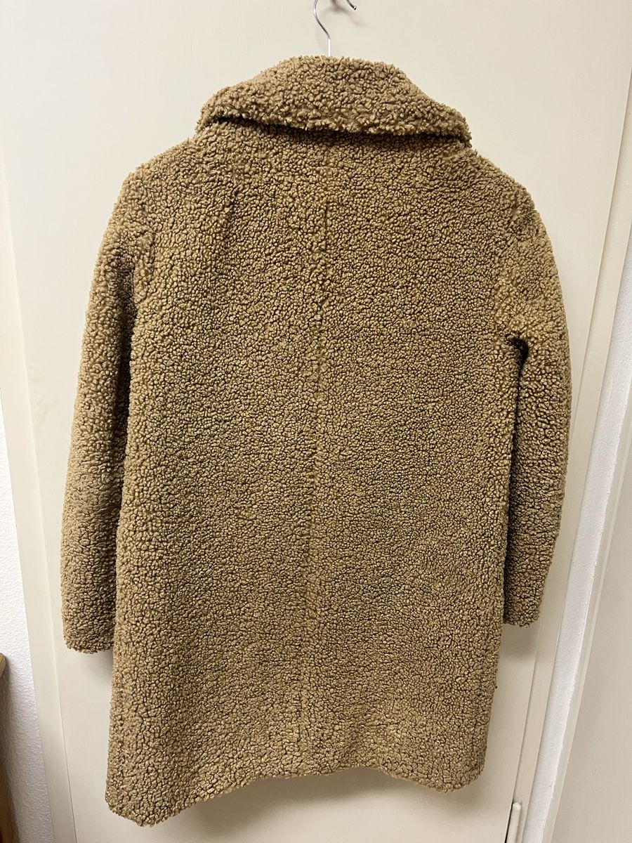 Zara Cappotti: Hellbrauner Teddy-Mantel Zara Grösse S – Usato da Teufenthal AG venduto da Nanahu 2