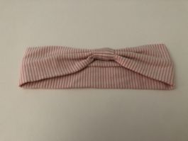Süsses Haarband für Mädchen, rosa gestreift