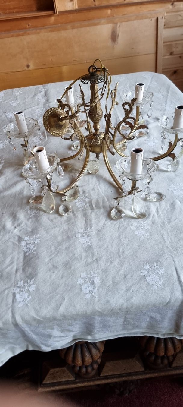 Lustres & lampes de plafonds: Diverse antike Lampen/Leuchter – D'occasion à Klosters par han_2kf7 2