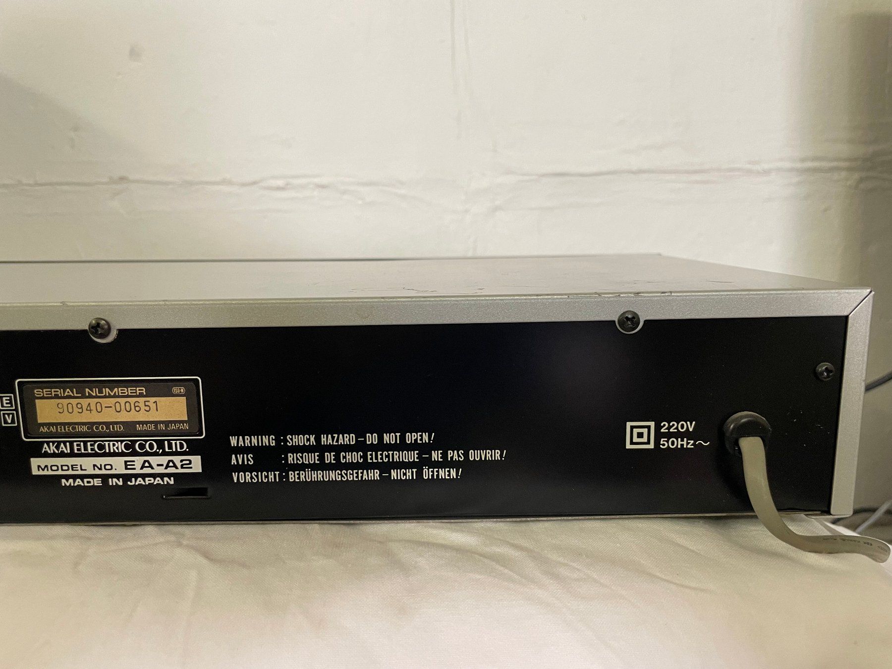 Akai Egaliseurs: Equalizer Akai EA-A2 made in japan – D'occasion à La Croix (Lutry) par netrajet 7