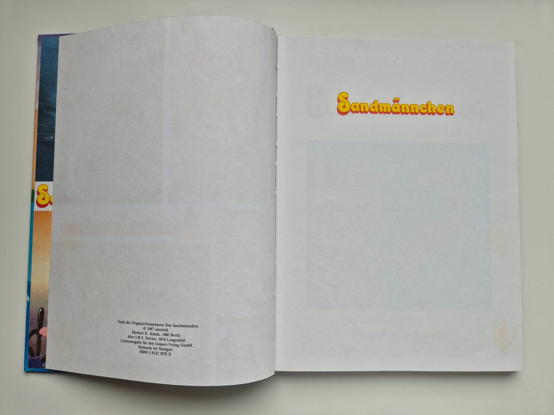 Libri: Sandmännchen  Bilder-/Geschichtebuch    1987 – Usato da Niederweningen venduto da Obson 1