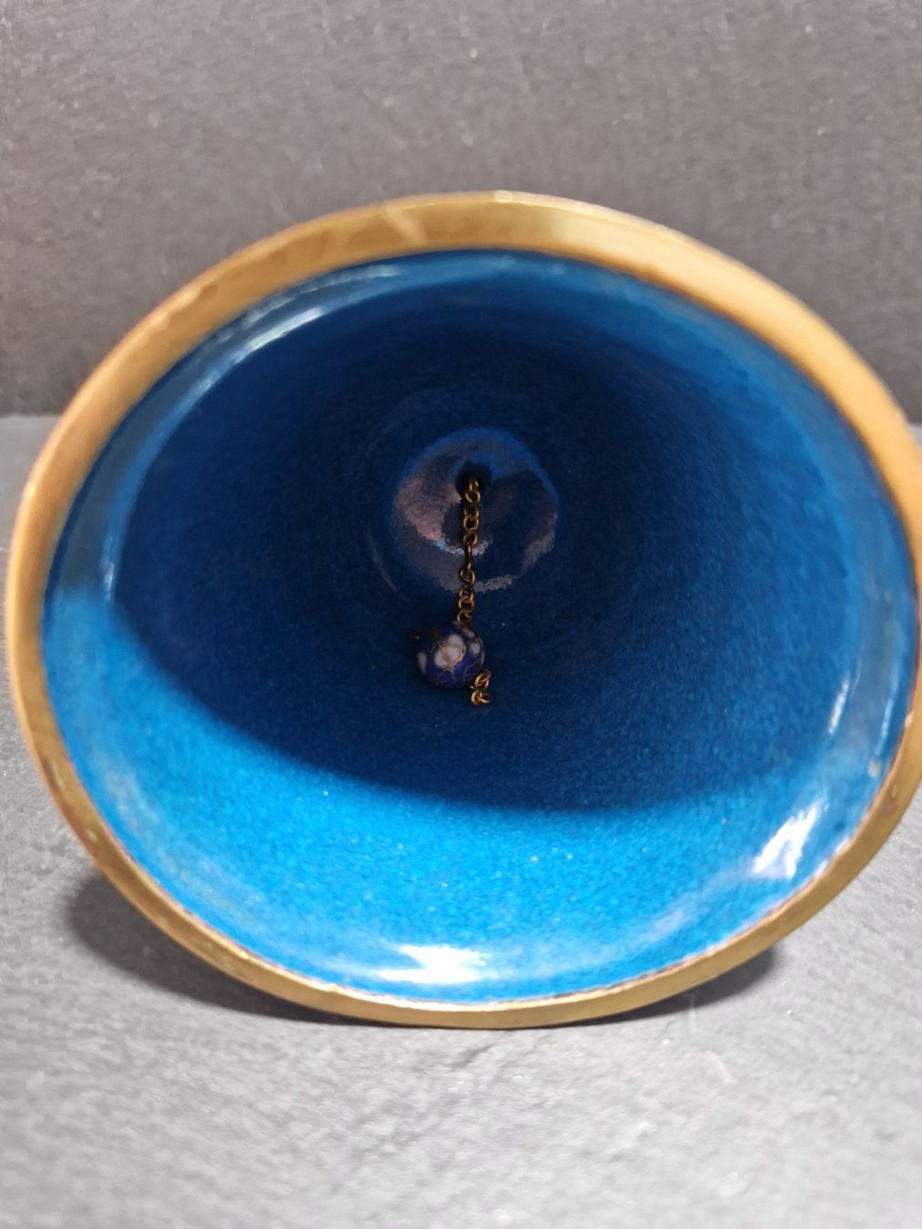 Campanacci mucche: Handglocke China Emaille – Usato da Winterthur venduto da Sadega 3