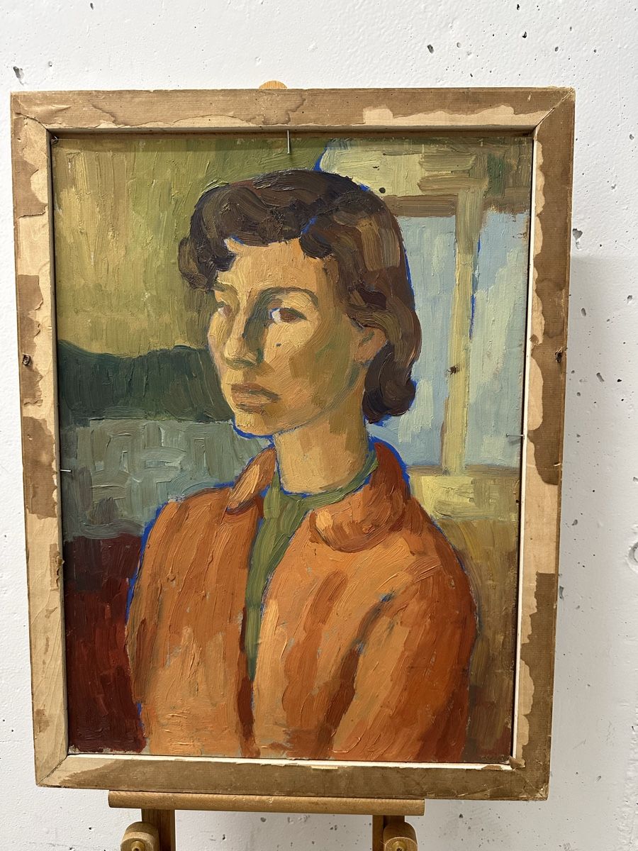 Dipinti: Expressionismus Gemälde Mann und Frau Portrait – Usato da Ebikon venduto da Gaenggeliwaar 3
