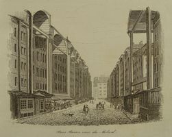 GENF, GENÈVE RUES BASSES, RUES DU MOLARD, STAHLSTICH 1836