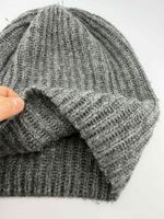 zara graue Strickmuetze Winter✅