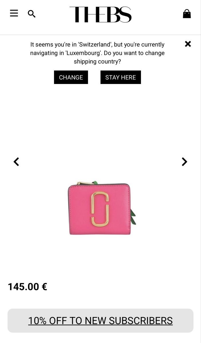 Marc Jacobs Portamonete: Marc Jacobs portemonnaie – Usato da Fribourg venduto da VSL-LUXE-BRAND