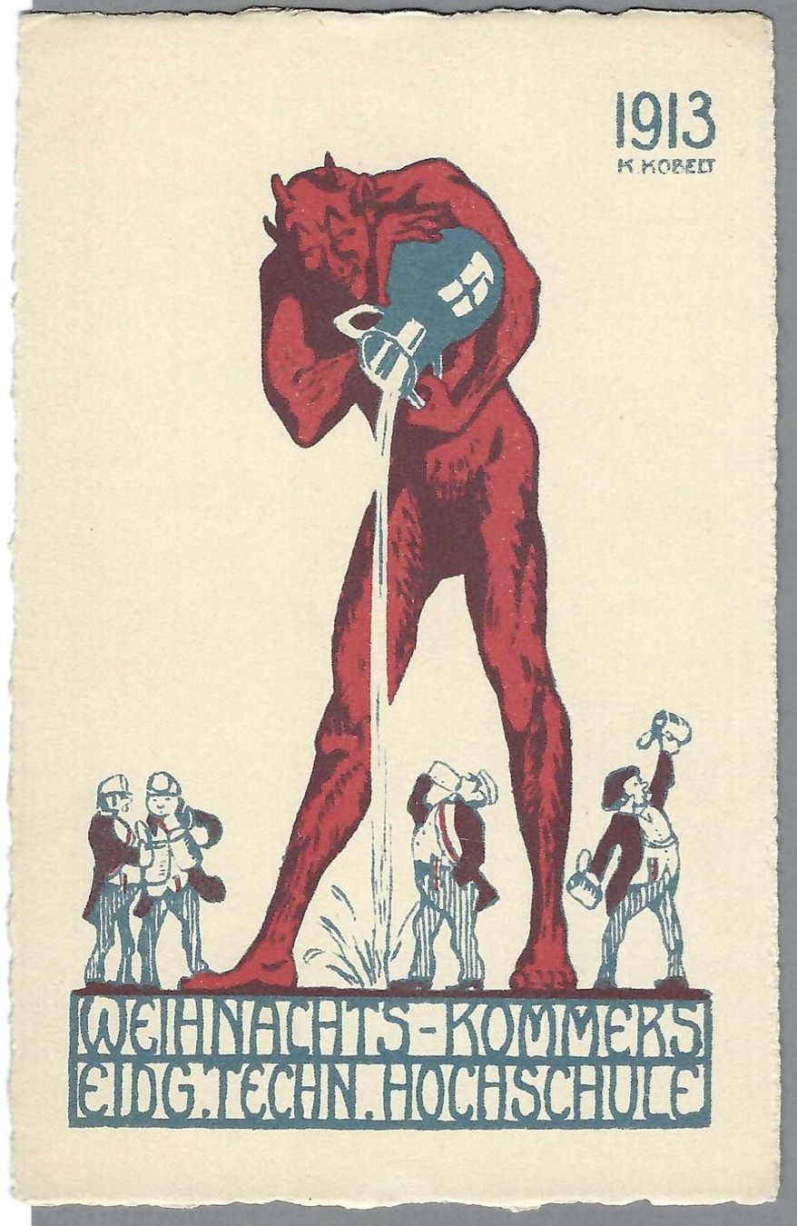 Ansichtskarten: ZÜRICH, WEINACHT'S.. EIDG. TECHN. HOCHS. – Gebraucht aus Pura von ulisse1957