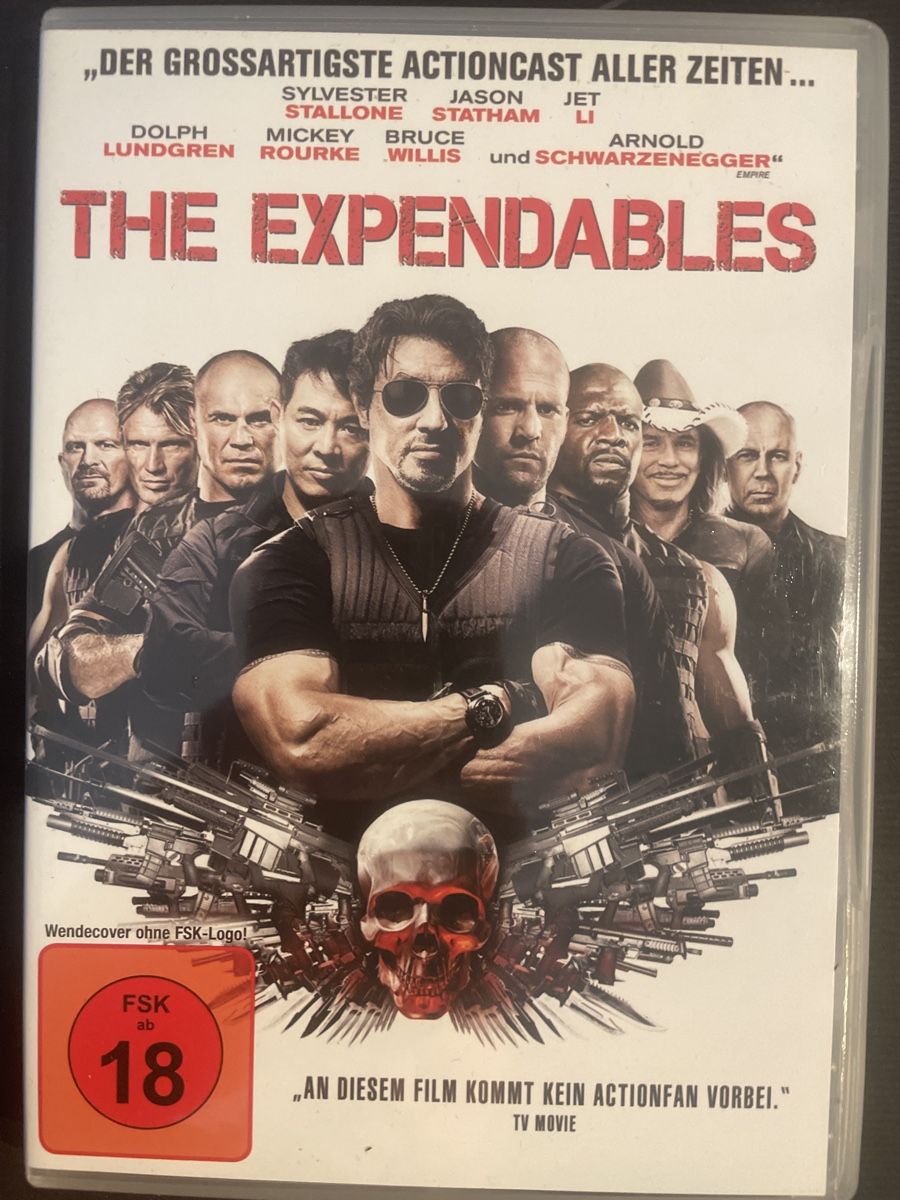 Alle DVDs: The Expendables, mit Holywoods Actionelite – Gebraucht aus Winterthur von machmaschine