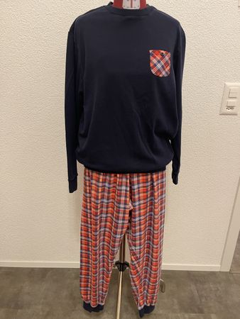 Calida Pyjama S lang mit Bündchen NEU