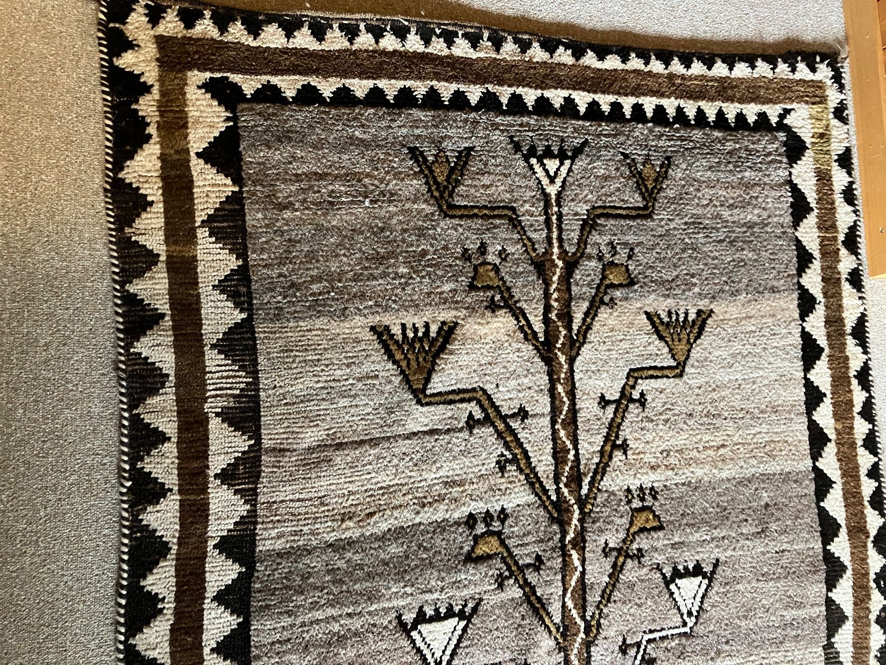 Teppiche: Handgeknüpfter Teppich, Wolle, Iran, Erdtöne – Gebraucht aus Baar von Zugi2 3