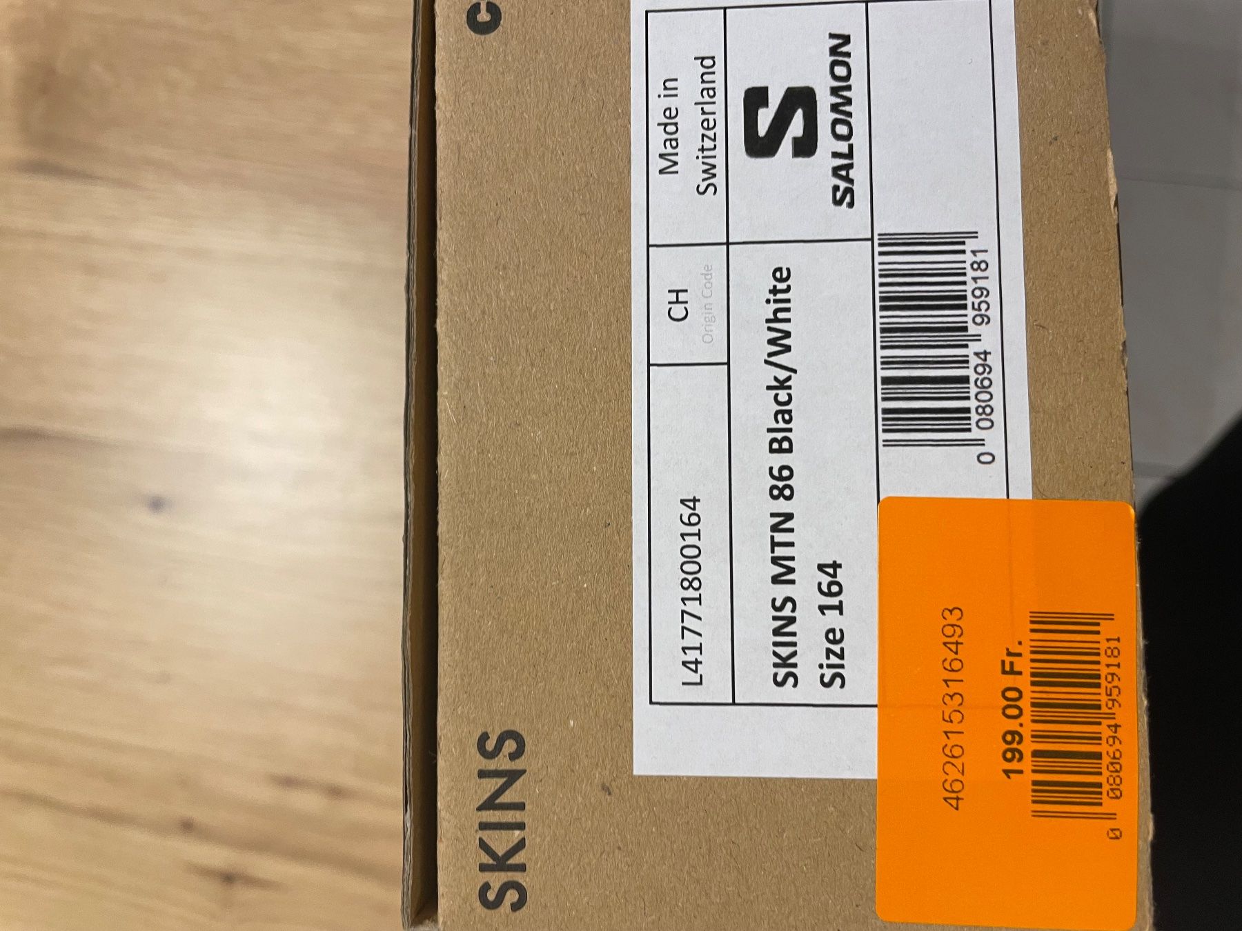 Salomon Sci: Peau Salomon taille 164 neuf – Nuovo e nell'imballaggio originale da Martigny venduto da mim_lk7x 3