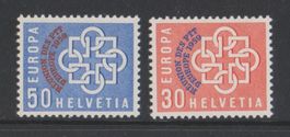 1959  Satz Europa mit Aufdruck PTT  ** Postfrisch **
