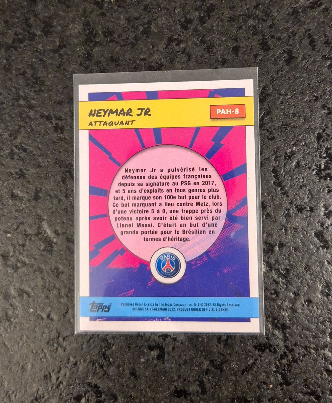 Topps Carte collezionabili: Neymar Jr. - PSG - Topps – Nuovo (secondo la descrizione) da Burg AG venduto da Danoe 1