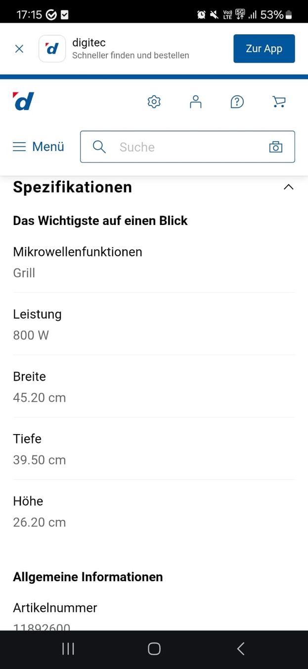 Mio Star Backöfen: MIOSTAR Mikrowelle mit Grill 800W NEU – Neu (gemäss Beschreibung) aus Balsthal von Leila_Luna 6
