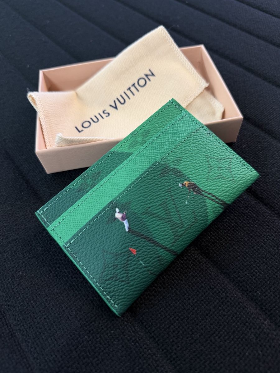 Louis Vuitton Portafogli: LOUIS VUITTON   I   Golf Green   I   Double Kartenetui – Nuovo e nell'imballaggio originale da Alpnach Dorf venduto da GaroviDS 3