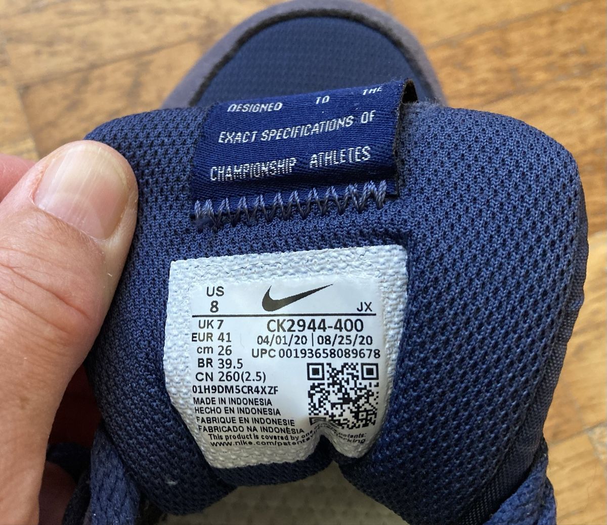 Scarpe da uomo: Nike Venture Runner, Gr. 41, Navy Blau – Usato da Nürensdorf venduto da salut 4