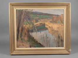 Walter MAFLI (1915-2017) – Huile sur toile