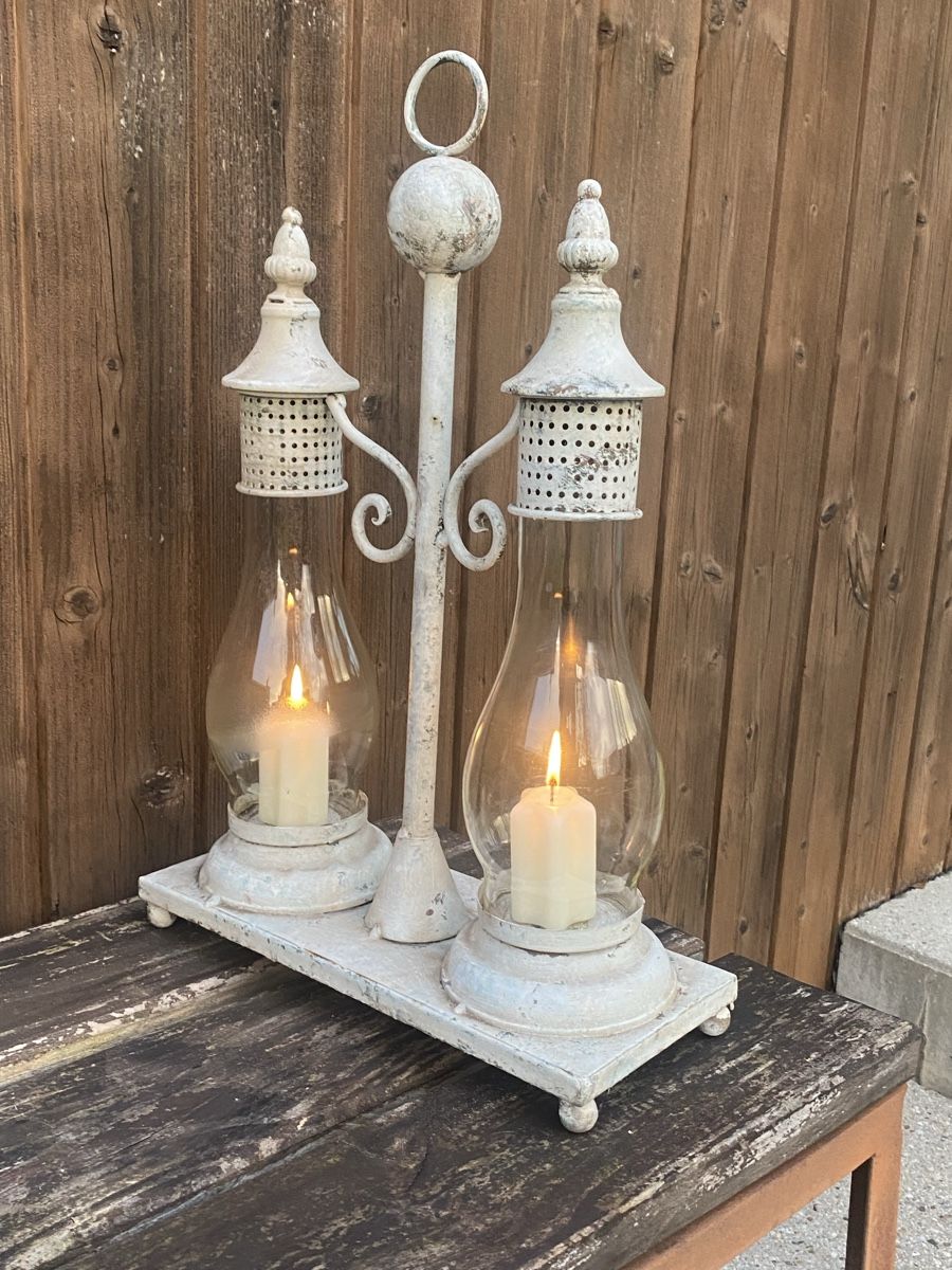 Lanterne: Nostalgie Windlicht Laterne für Garten – Usato da Wiesendangen venduto da argon03 3
