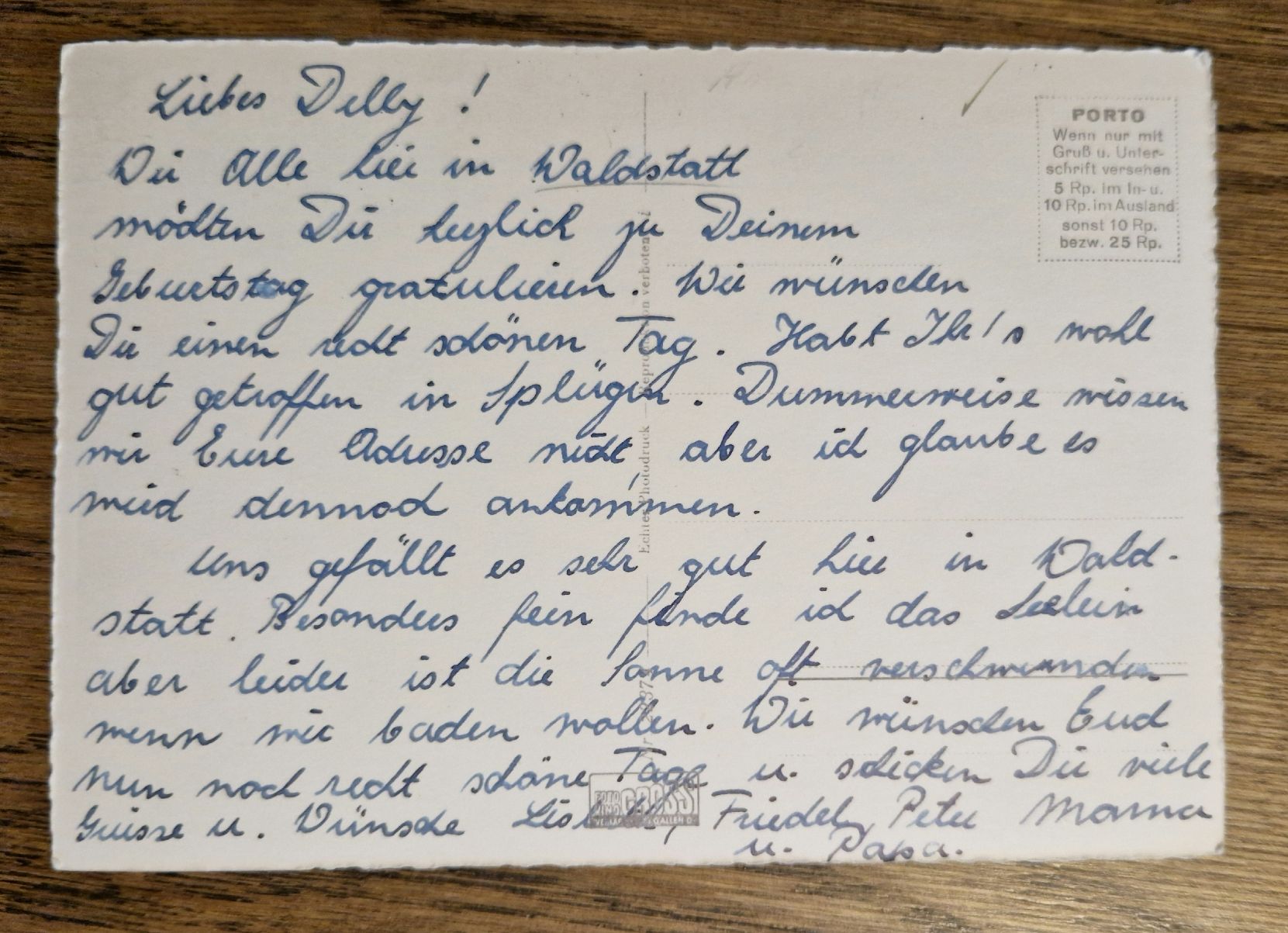 Cartoline postali: Appenzeller Trachten – Usato da Ebikon venduto da Donar50 1