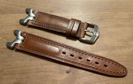 original TAG Heuer Kalbsleder Armband braun NEU mit Endlinks